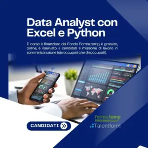 Corsi gratuiti di Informatica 7 per sito Data Analyst con Excel e Python 1