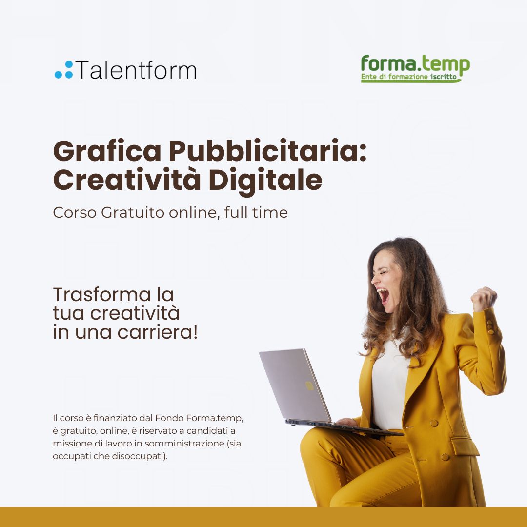 Corso Gratuito di Grafica Pubblicitaria Creativita Digitale