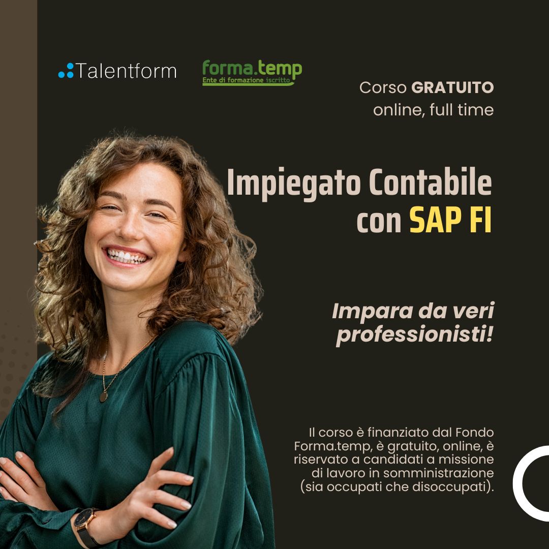 Impiegato Contabile con SAP FI 1080 x 1080 px 4