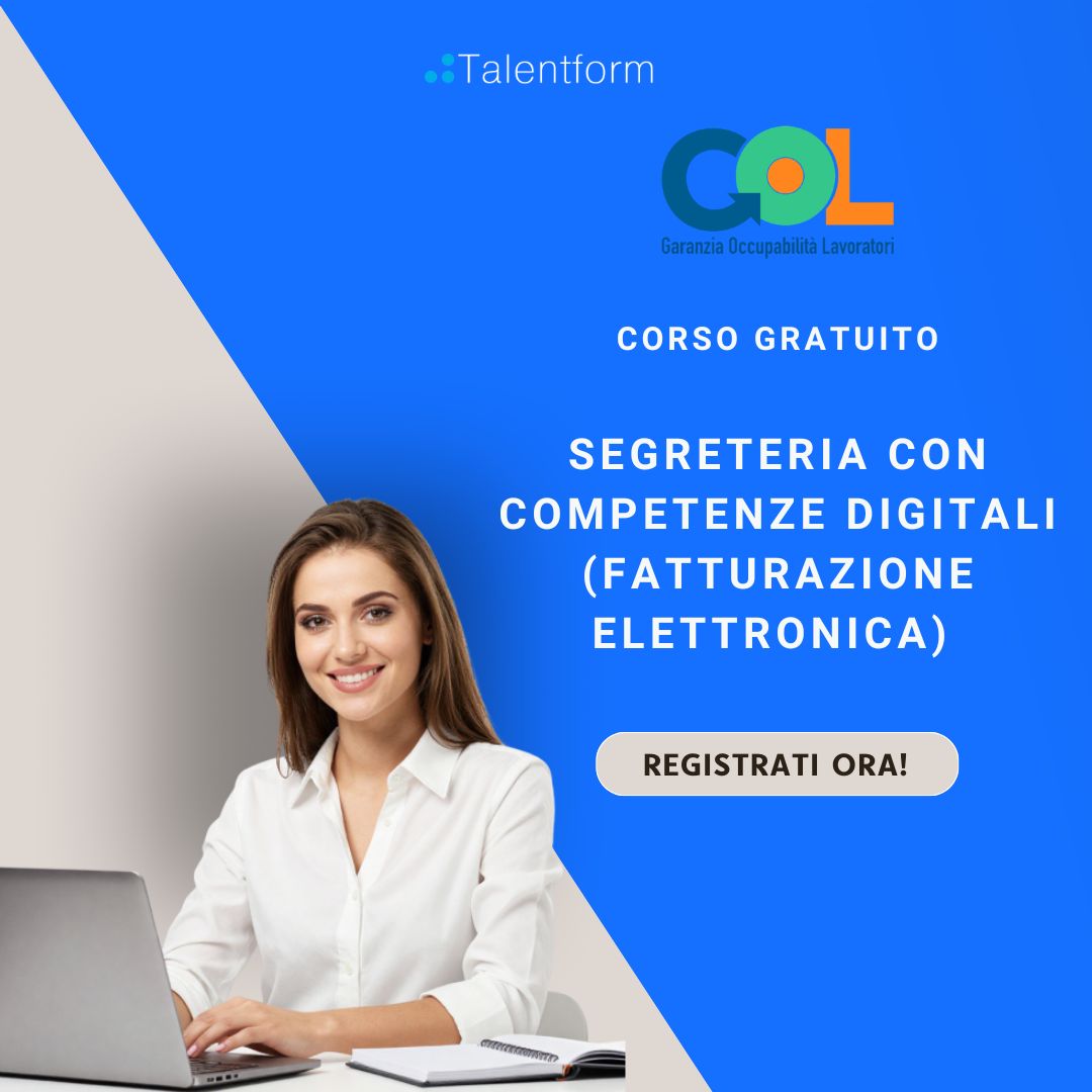 SEGRETERIA CON COMPETENZE DIGITALI FATTURAZIONE ELETTRONICA