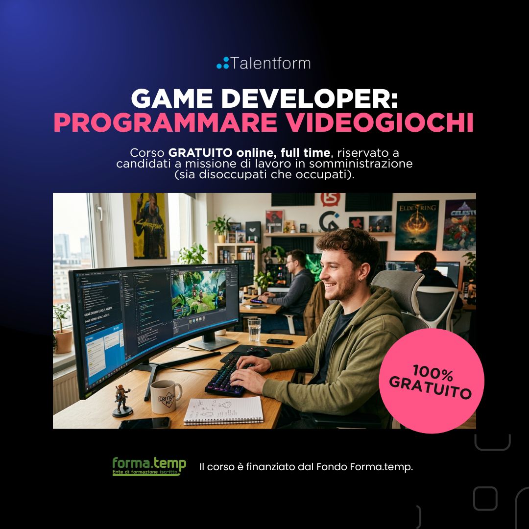 Corso Gratuito di Game Developer
