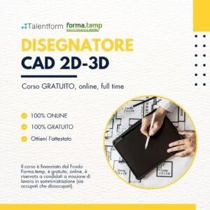 Corsi gratuiti di Grafica 8 Disegnatore CAD 2D-3D